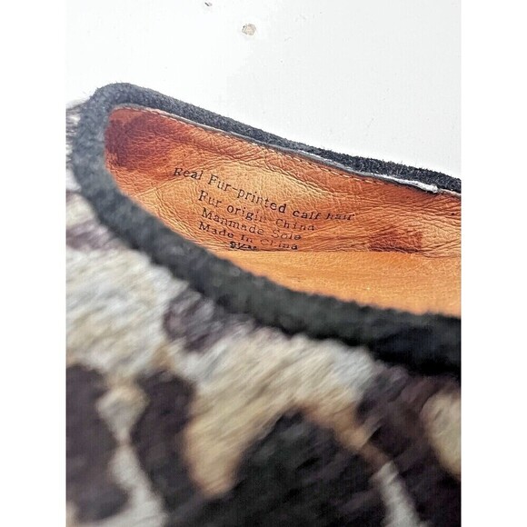 Halogen Leopard Print Heels Womens Calf Hair Marlie D' Orsay Pumps Sz 9 1/2 M - Picture 8 of 12